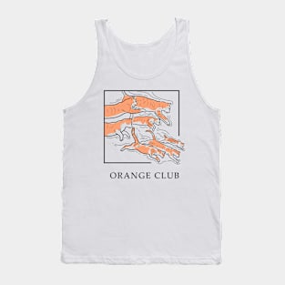 Orange club Tank Top